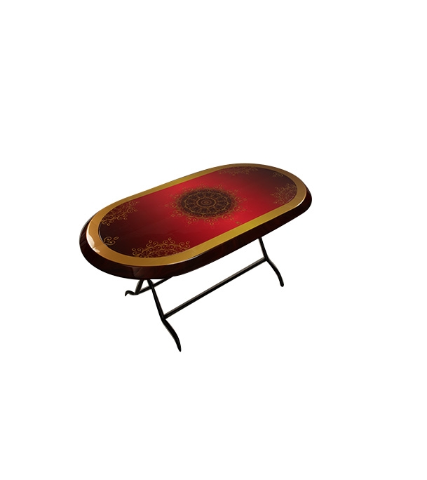 Buy Dining Table 6 Seat Elegant St/L Printed Legacy RW Online
