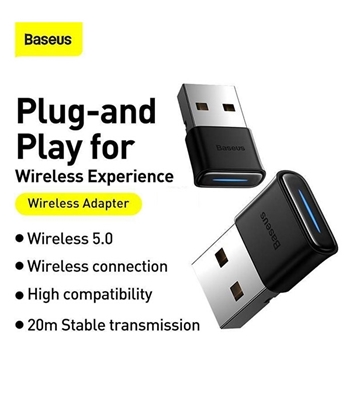 Baseus USB Bluetooth Adapter BA04 Transmitter Receiver Bluetooth 5.0 at Best Price in Bangladesh
