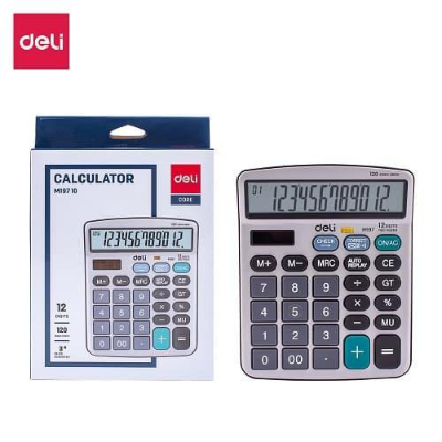 Picture of Deli	EM19710	Calculator Metal-12 digits