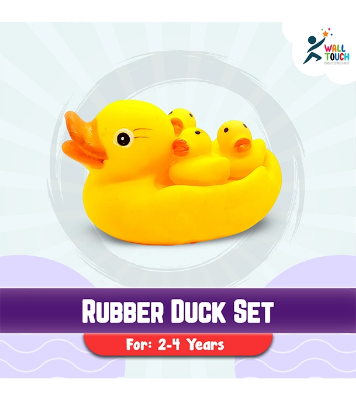 Picture of Rubber -Duck Family Bath Set (Set Of 4) - Floating Bath Tub Toy (Set Of 4)