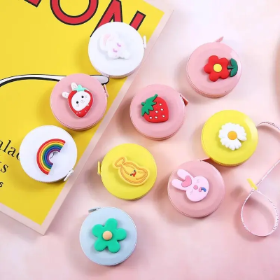 Buy Portable Retractable Ruler Tape Cute Animals Fruit Vegetable Pattern Children Height Centimeter Inch Roll Body Measuring 150cm (Multicolor) at Best Price In Bangladesh